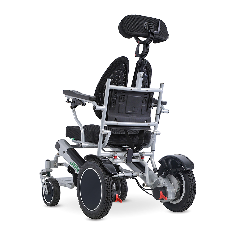 JBH Theftproof Power Aluminum Alloy High Back Wheelchair D11A