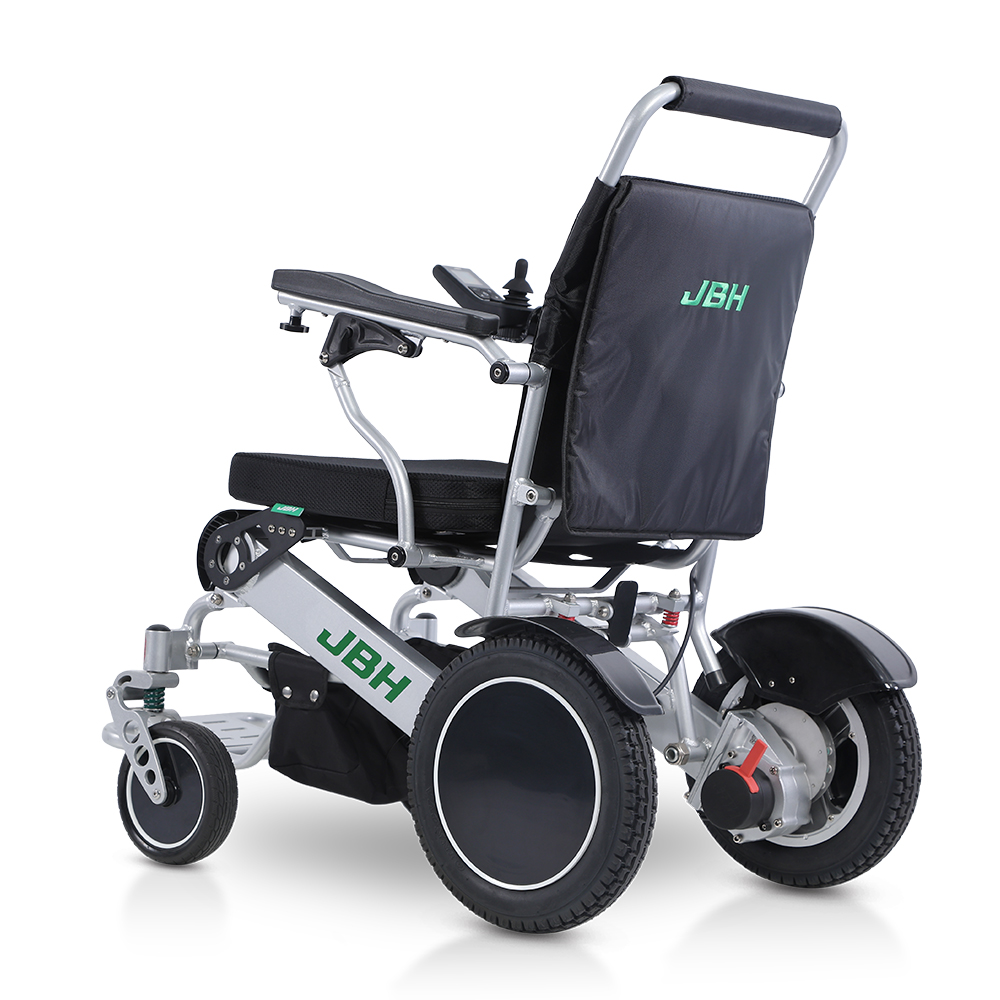 JBH Silver Folding Lightweight Wheelchair D09