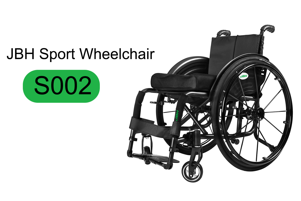 JBH S002 black Manual Wheelchair