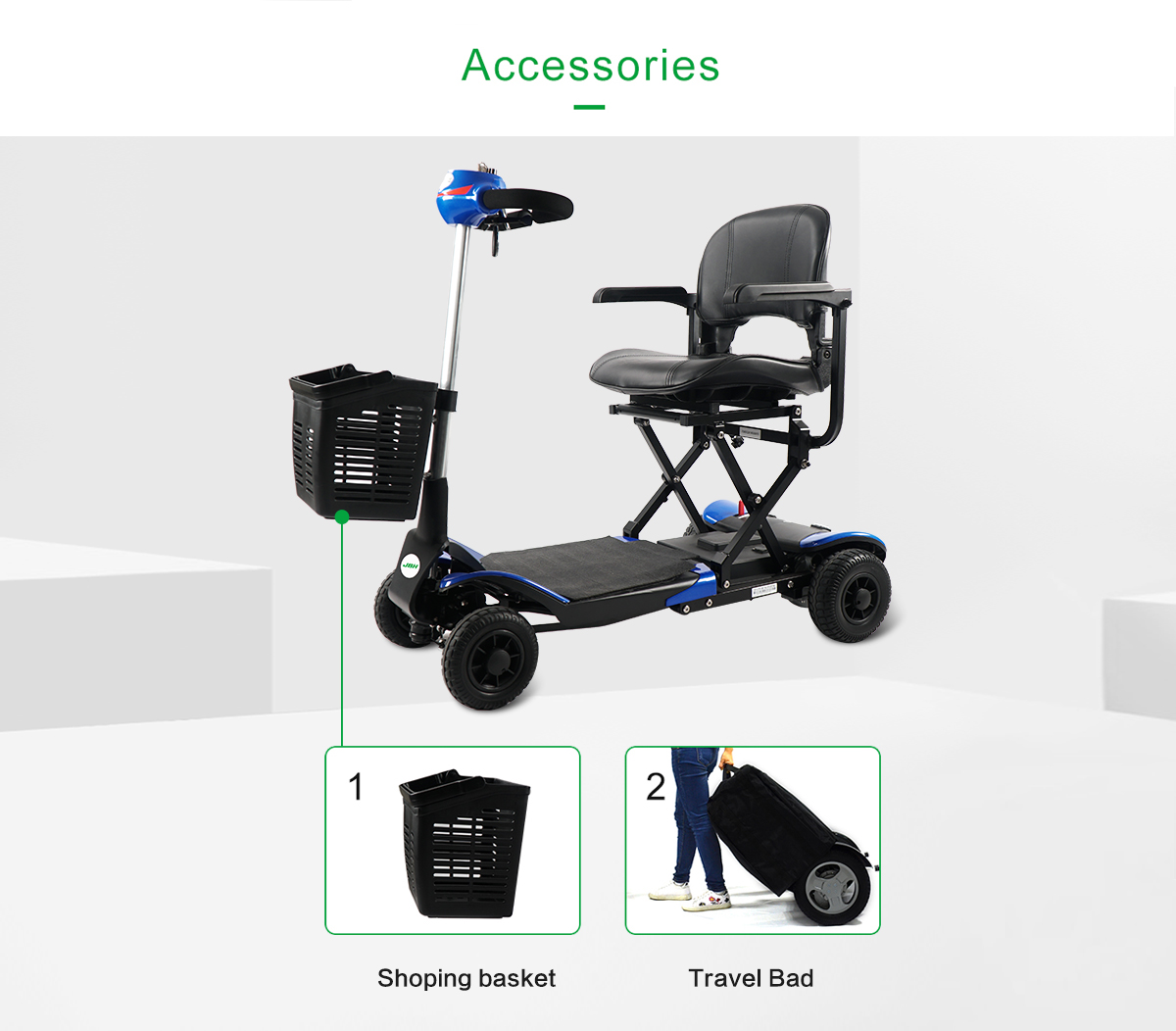 Blue Mobility Scooter 