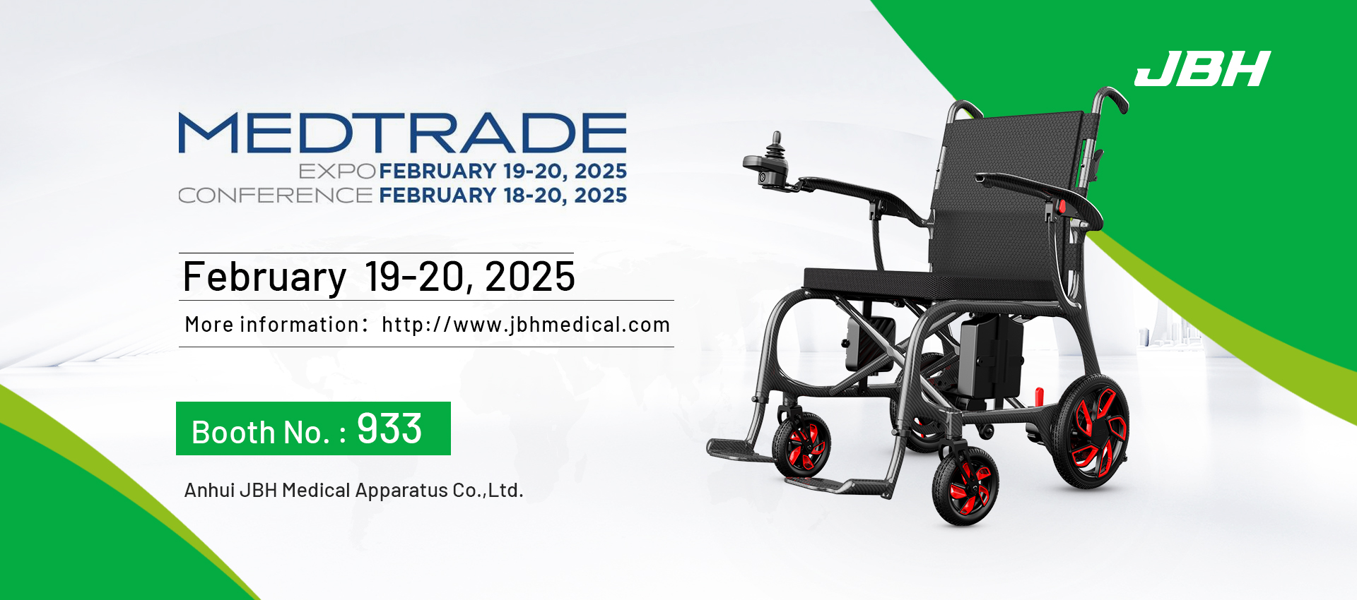 JBH Medical Sincerely Invites You To Visit The 2025 Medtrade Exhibitor Console And Directory